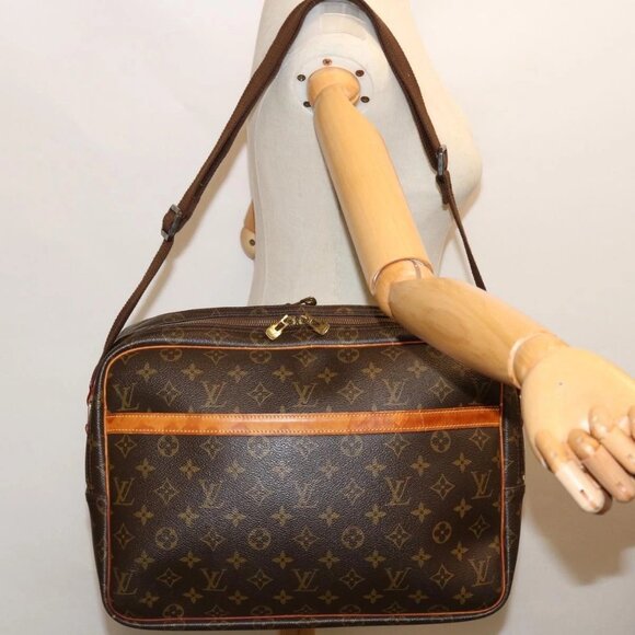 LOUIS VUITTON Monogram Reporter GM Shoulder Bag - Picture 1 of 16